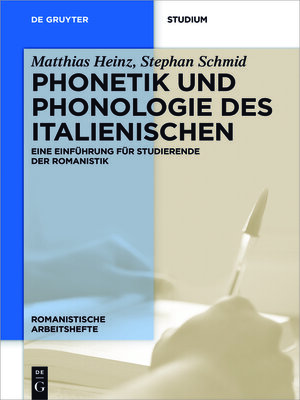 cover image of Phonetik und Phonologie des Italienischen